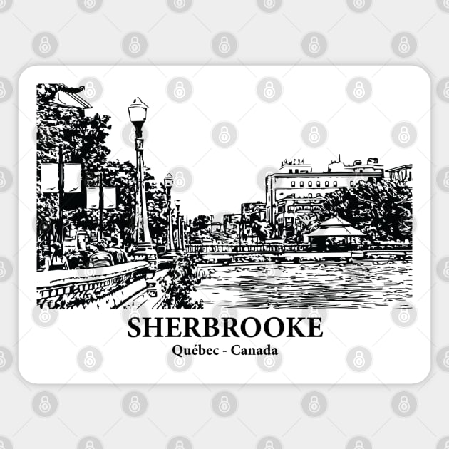 Sherbrooke - Québec Magnet by Lakeric